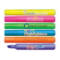 Brite Spots Fluorescent Barrel Jumbo Highlighter w/ Full Color Decal